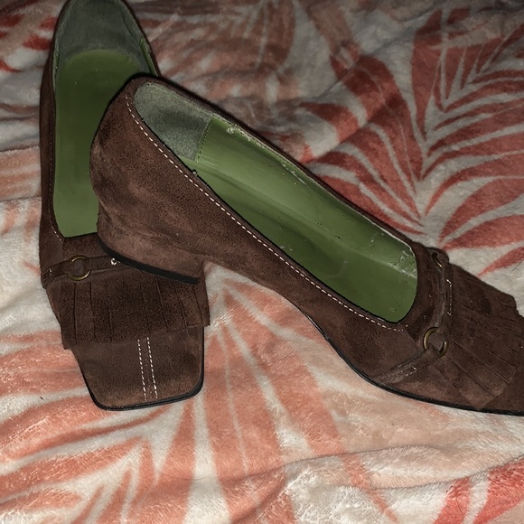 Massimo baldi shoes - size 6 brown suede loafers- casual, good condition. - Picture 5 of 6